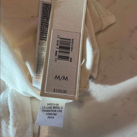 NWT Banana Republic LUXE WOOL-BLEND OFF-SHOULDER TOP - Picture 7 of 7